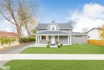 View of front of property with covered porch