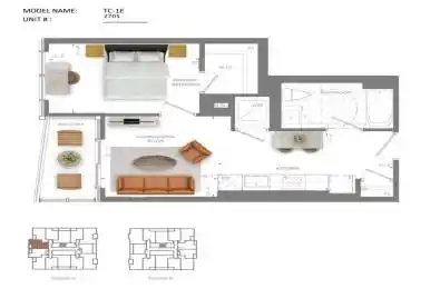 25 WELLINGTON Street Unit# 2705 Kitchener Ontario N2G 0G5